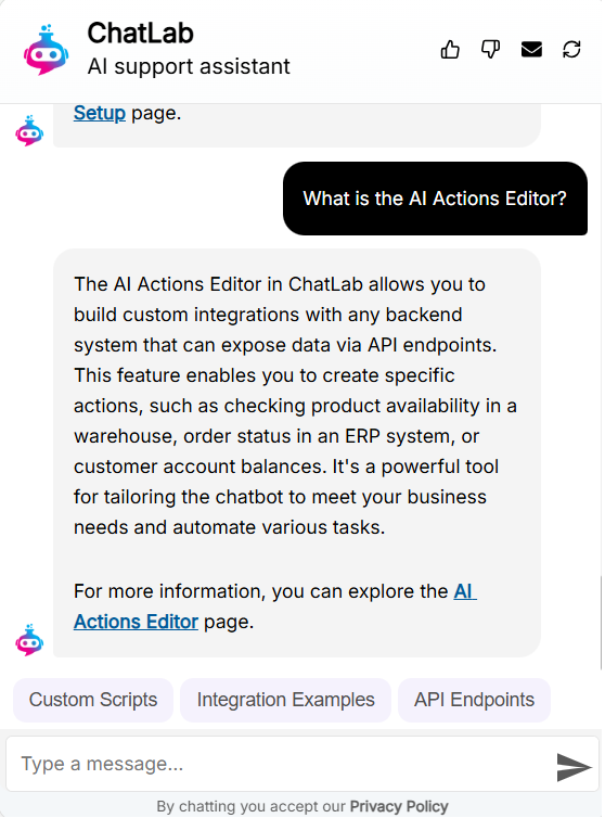 Website Integration